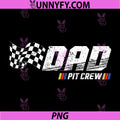 Dad Pit Crew PNG, Race Car Birthday Family Racing PNG