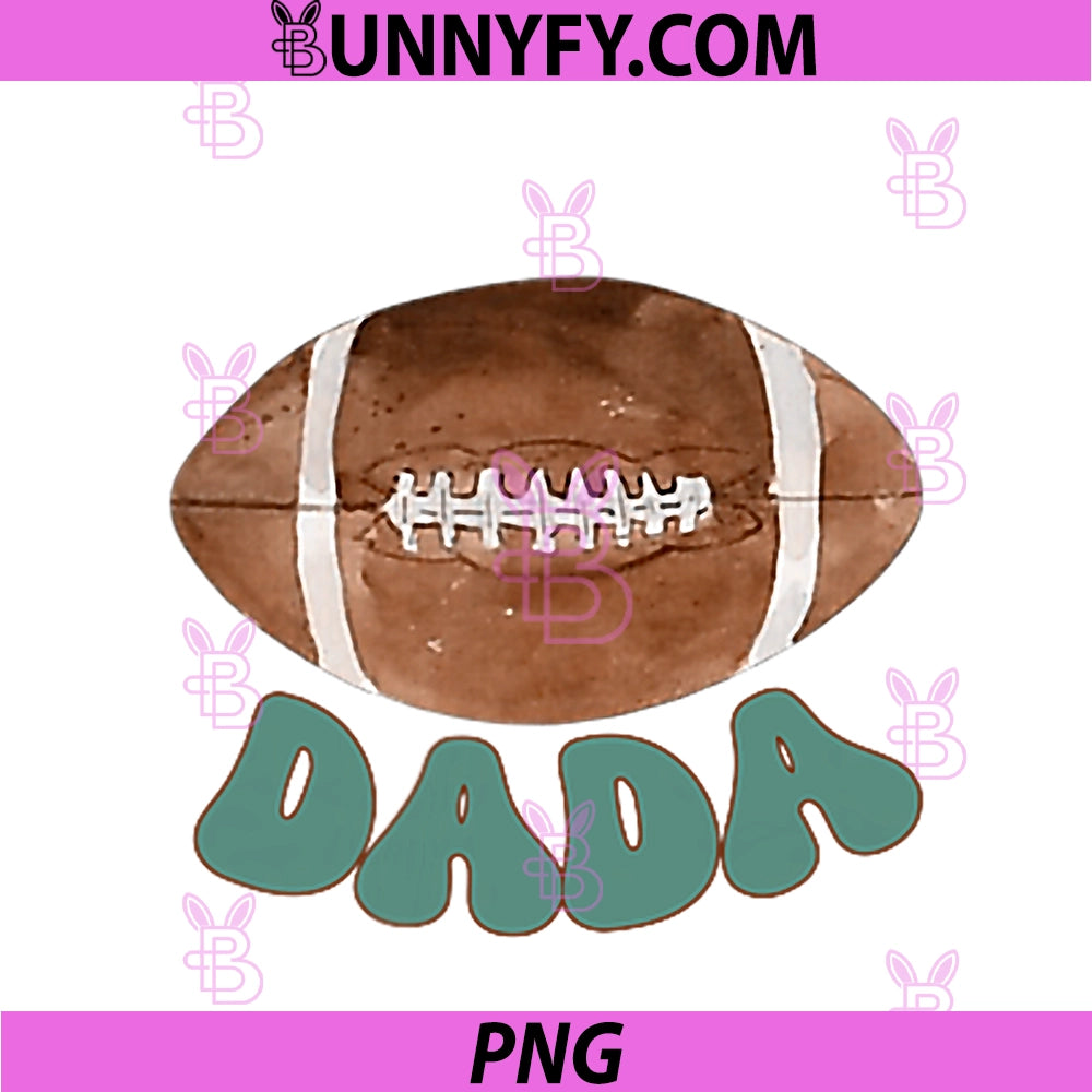 Dada Of The 1 Year Old Football Birthday Boy PNG, Family Matching PNG