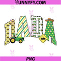 Dada of The Birthday PNG, Tractor Farm Trucks Family Party PNG