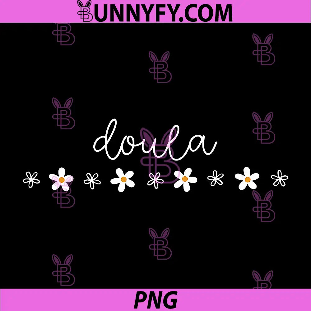 Daisy Flower Doula PNG, Midwife Birth Worker Postpartum PNG