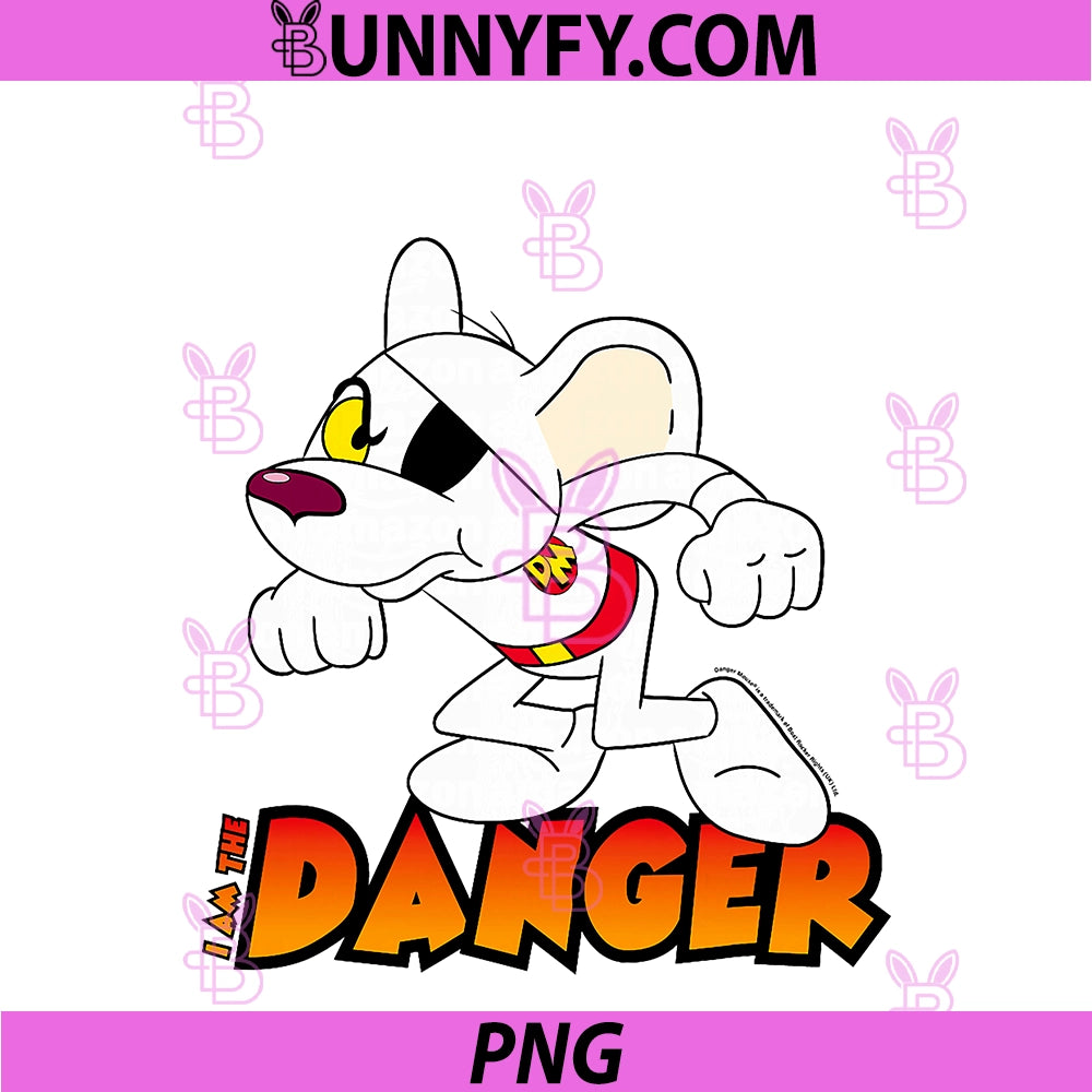 Danger Mouse I Am The Danger PNG, Retro PNG
