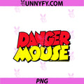 Danger Mouse Retro 1980s PNG, Colour Logo PNG