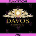 Davos Switzerland Vintage PNG, Souvenir Keepsake PNG