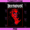 Death Metal Beethoven Corpse Paint PNG, Classical Music Composer PNG
