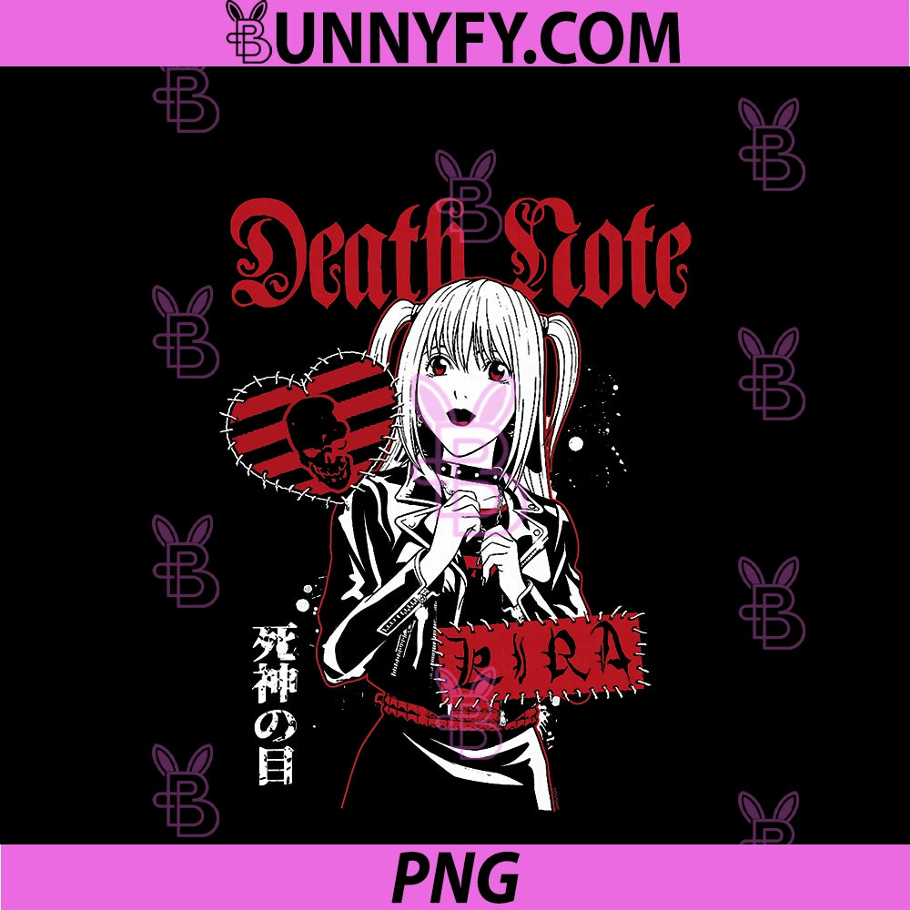 Death Note PNG, Misa Punk Patches Collage Anime PNG