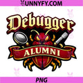 Debugger Alumni PNG, Bug Logo Maroon Gold Debugging Humor PNG