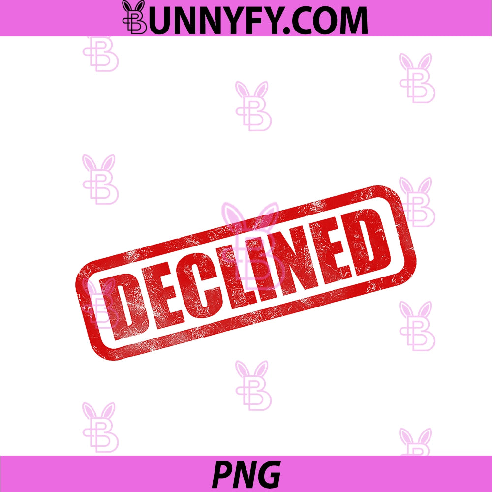 Declined PNG, Stamp PNG