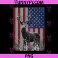 Deer Forest Nature Animals PNG, USA Flag Graphic PNG