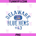 Delaware Fightin' Blue Hens 1743 PNG, Vintage Logo PNG