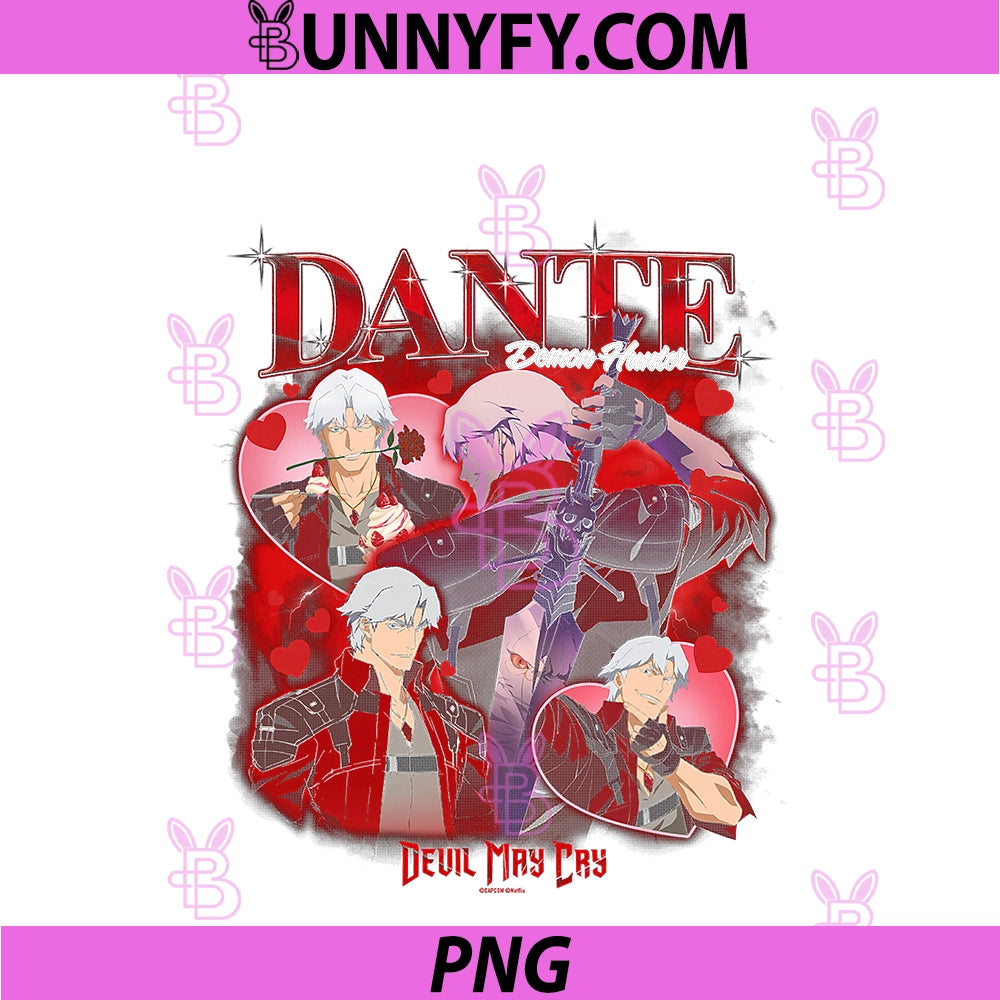 Devil May Cry Dante Heartthrob PNG, Officially Licensed PNG