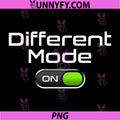 Different Mode ON PNG, Minimalist Gamer Mindset Style Gaming PNG