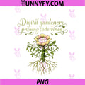 Digital Gardener Pruning Code Vines PNG, Programmer Humor PNG