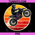 Dirt Bike Sunset PNG, Motocross Funny PNG
