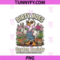 Dirty Hoe Social Club PNG, Goose Gardening Plant Lover PNG