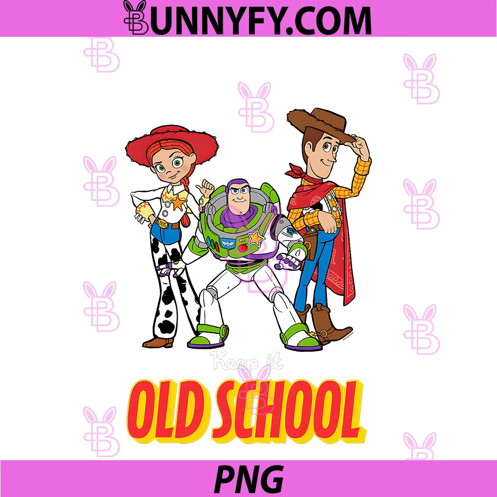 Disney And Pixar's Toy Story 5 Hero Trio PNG, Keep It Old School PNG