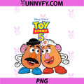 Disney And Pixar's Toy Story 5 PNG, Mr & Mrs Potato Head Big Pose PNG