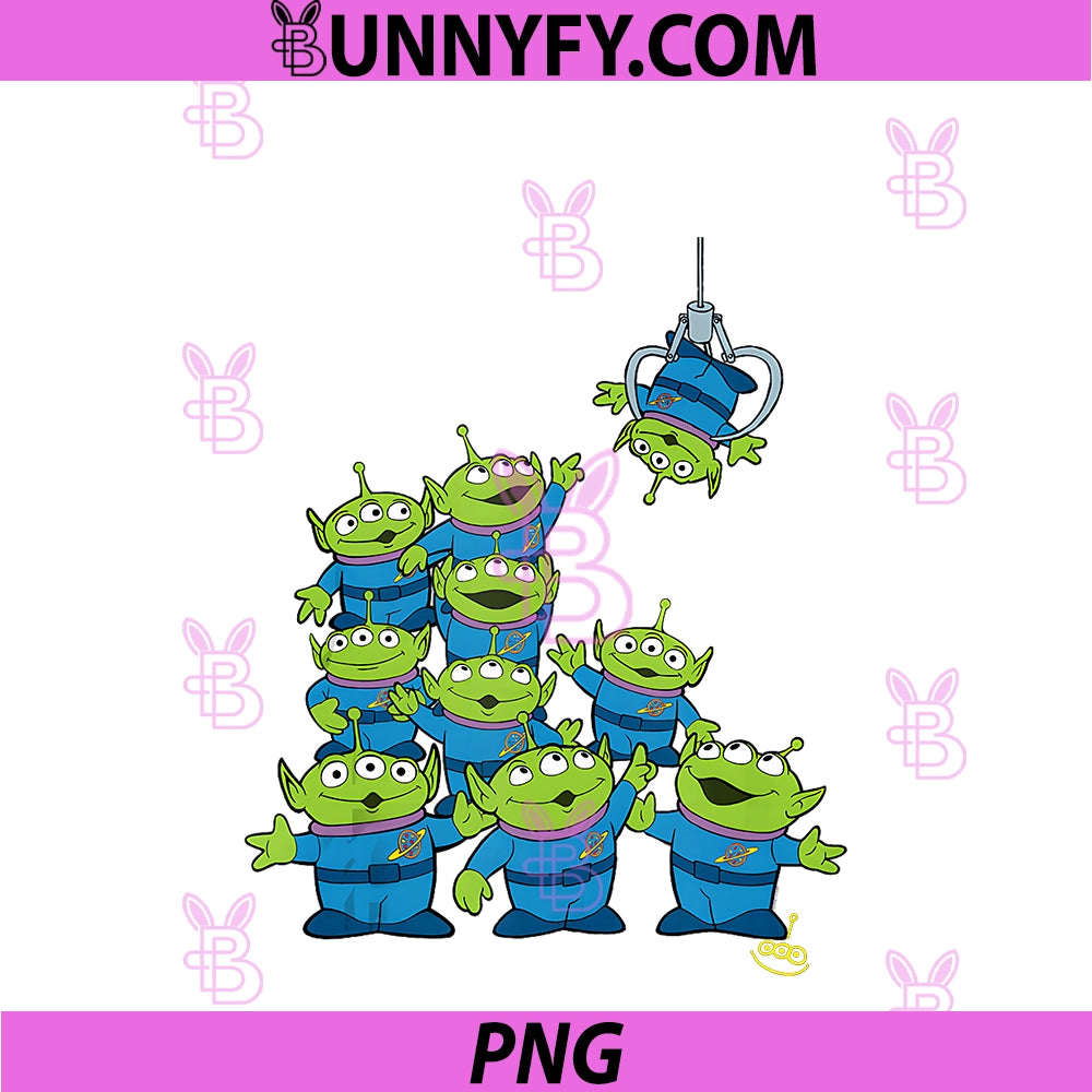 Disney And Pixar's Toy Story PNG, Aliens & The Claw Signature PNG