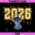 Disney Lilo & Stitch Graduation PNG, Class of 2026 Stich Grad Cap PNG