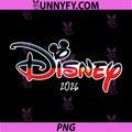 Disney Mickey Mouse Script Logo PNG, 2026 Vacation Trip Matching PNG