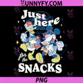 Disney Mickey & Donald PNG, Just Here for The Snacks PNG