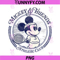 Disney Mickey and Friends PNG, Athletic Club Mickey Mouse Tennis PNG