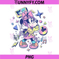 Disney Minnie Mouse 90's PNG, Memphis Style Old School PNG