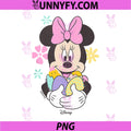 Disney Minnie Mouse Easter PNG, Eggs and Baby Chick Pastel PNG