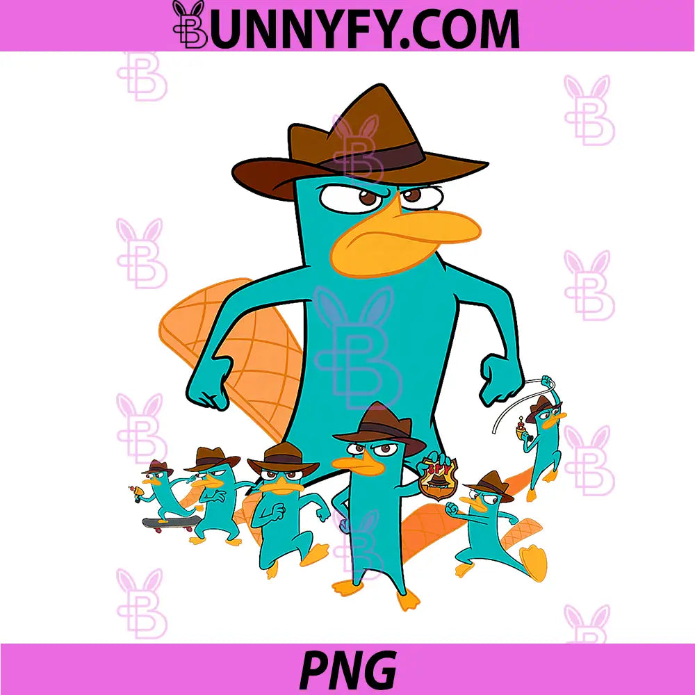 Disney Phineas and Ferb PNG, Perry The Platypus Agent P PNG