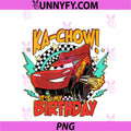 Disney Pixar Cars Birthday PNG, KaChow It's My Birthday Lightning PNG