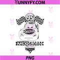 Disney Pixar Cars Lightning McQueen PNG, Black & White Poster PNG
