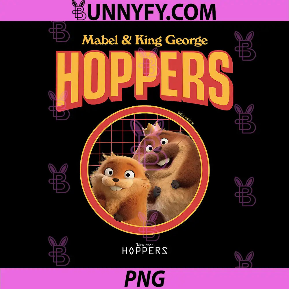 Disney Pixar Hoppers PNG, Mabel and King George Grid PNG
