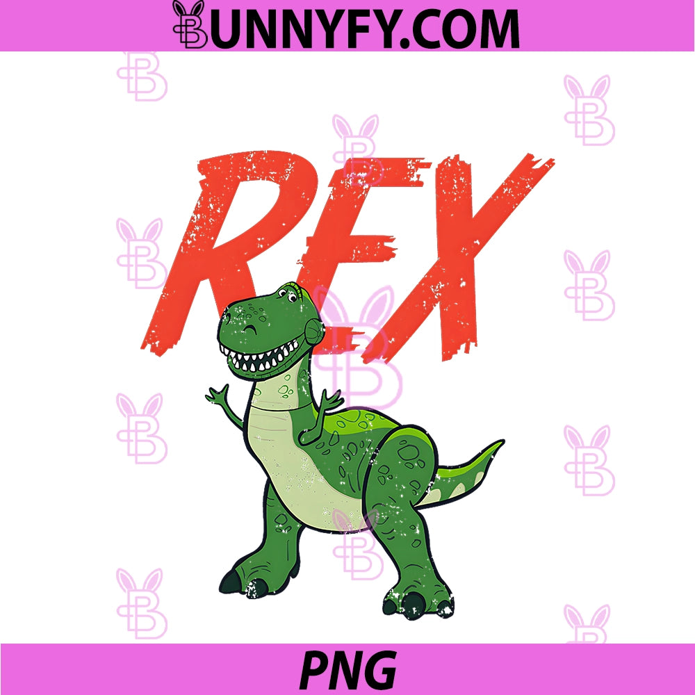 Disney Pixar Toy Story 4 PNG, Rex Dinosaur PNG