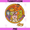 Disney The Muppet Show PNG, 50th Anniversary Retro Muppets & Logo PNG