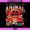Disney The Muppets Animal PNG, Montage and Gradient Lettering PNG