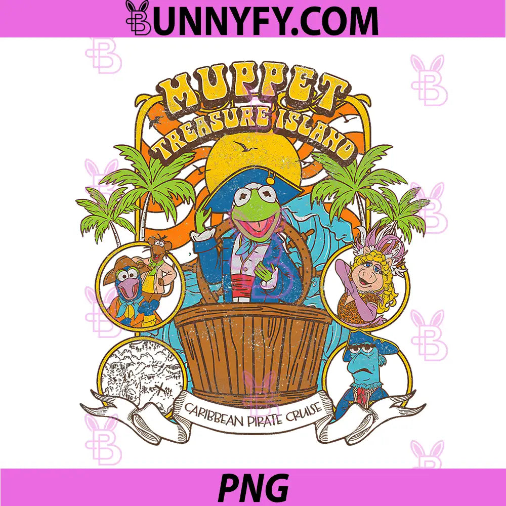 Disney The Muppets Treasure PNG, Island Caribbean Pirate Cruise PNG
