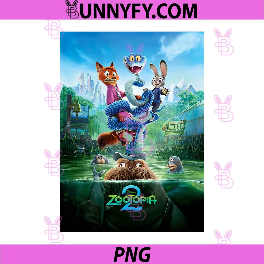Disney Zootopia 2 PNG, Nick Judy Gary & Russ Marsh Market PNG