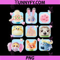 Disney Zootopia PNG, Cute Cotton Candy Friends PNG