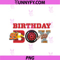 Disney & Pixar's Cars “Birthday Boy” PNG, Party Matching Gift PNG