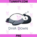 Diva Down Cute PNG, Penguin PNG