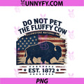Do Not Pet The Fluffy Cows PNG, Bison Yellowstone National Park PNG