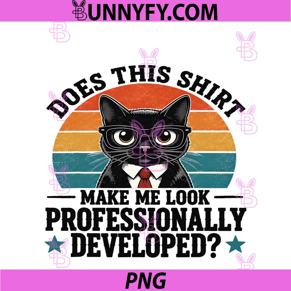 Does This PNG, Make Me Look Professionally Developed Cat PNG