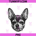 Dog Smoking Cigarette PNG, Funny Chihuahua Meme Vintage PNG