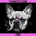 Dog Smoking PNG, French Bulldog Cigarette Frenchie Meme PNG