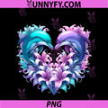 Dolphin Floral PNG, Ocean Animal PNG