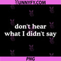 Don't Hear What I Didn't Say PNG, Minimalist Autism Awareness PNG