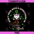 Don't Mess With A Leprechaun In Cowboy PNG, Boots Irish Western PNG