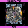 Don't Worry Kitten I'll Protect You PNG, Funny Alpha Wolf Meme PNG