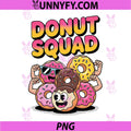 Donut Squad PNG, Funny Flexing Food Lover Fun PNG
