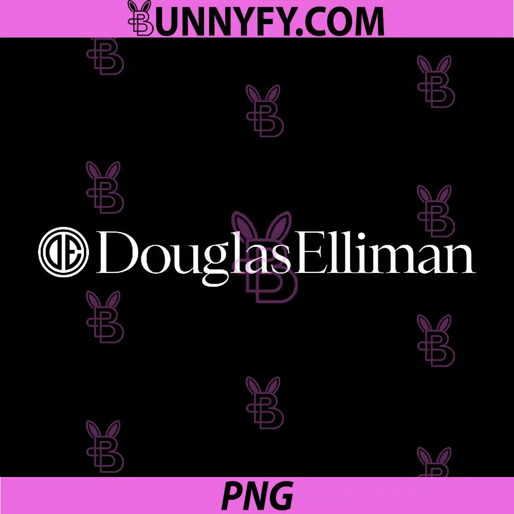 Douglas Elliman PNG, All White Logo PNG