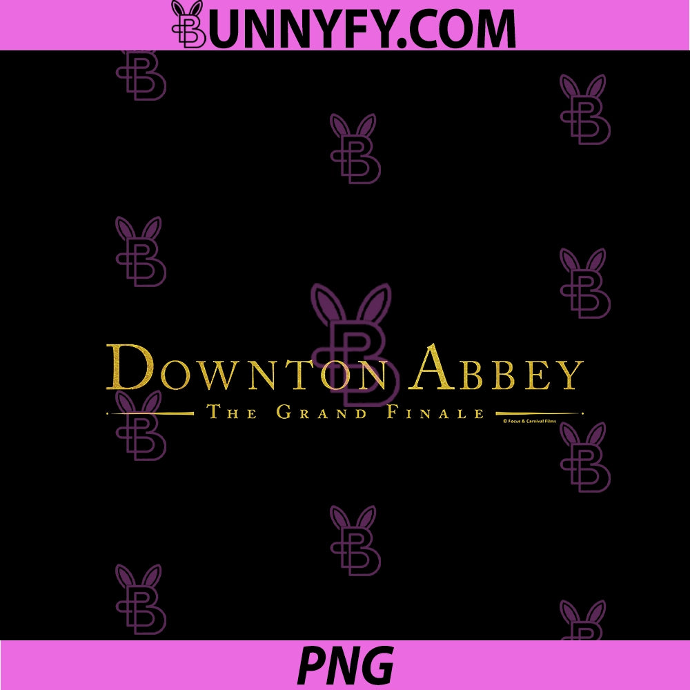 Downton Abbey PNG, The Grand Finale Gold Logo PNG